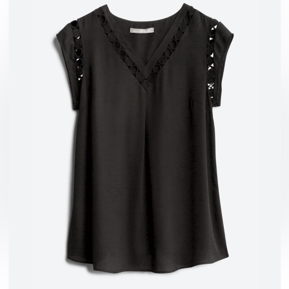 Kabari Cutout Detail Blouse - maternity